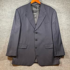 Principe Men's Blazer 44R Navy Blue Super 110 Guabello Wool 1815 Made in Italy